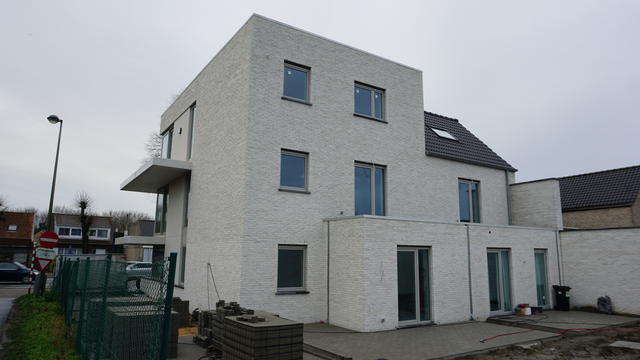Bouwen van een meergezinswoning te De Panne