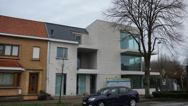 Bouwen van een meergezinswoning te De Panne