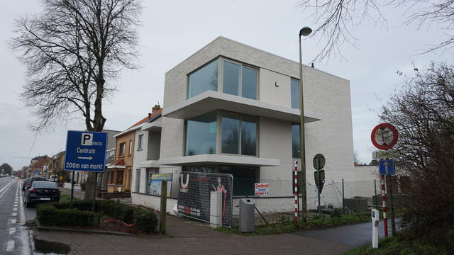 Bouwen van een meergezinswoning te De Panne