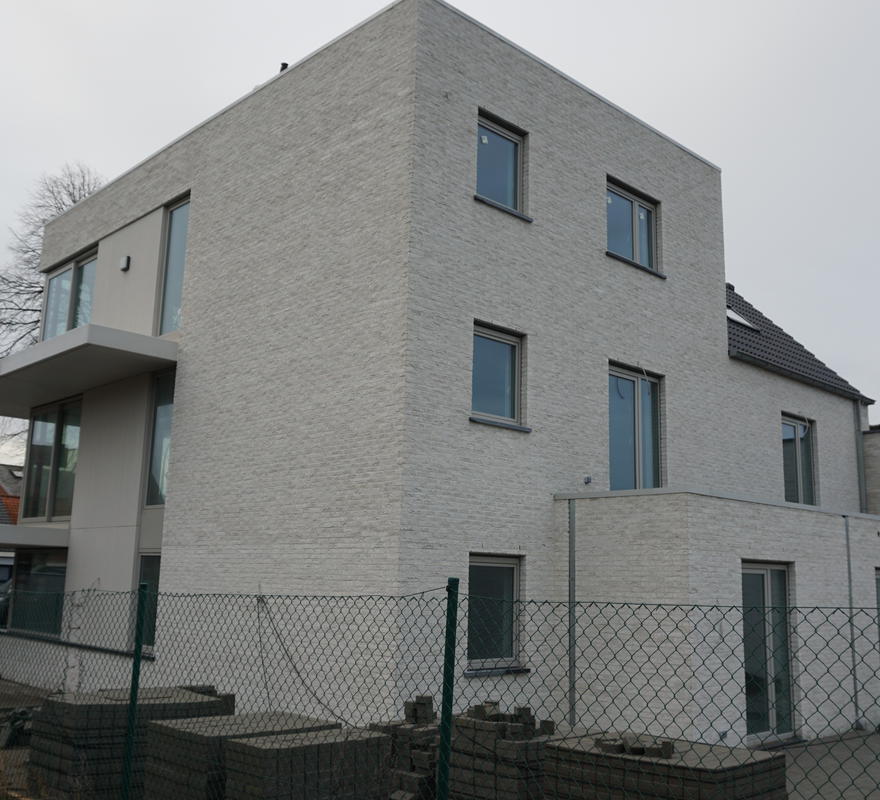 Bouwen van een meergezinswoning te De Panne